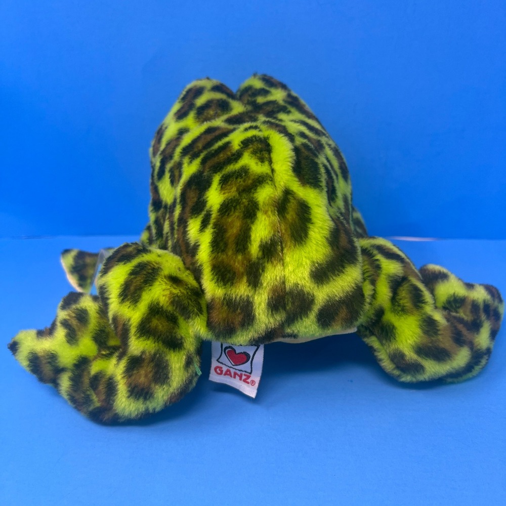 Ganz Webkinz BullFrog Green Brown Spotted Stuffed Animal w/ Code HM114 - Picture 13 of 16